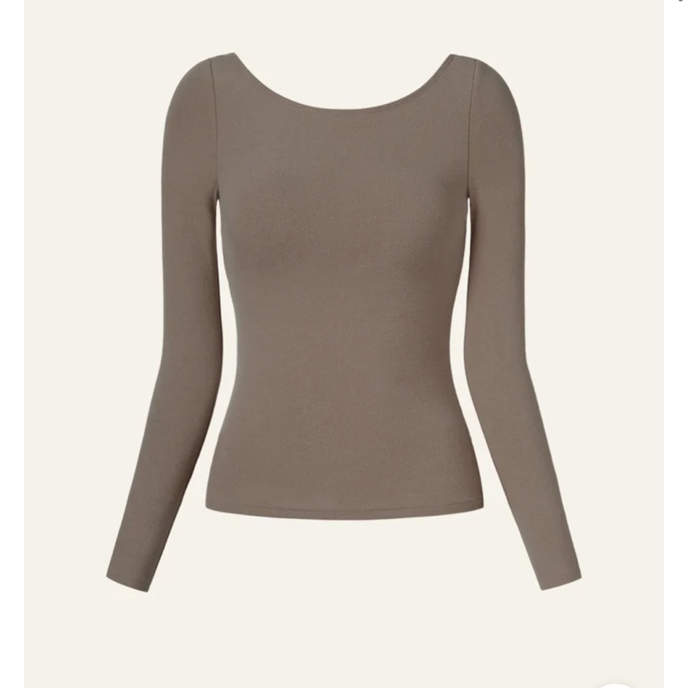OGL Women's Long Sleeve Top - Taupe